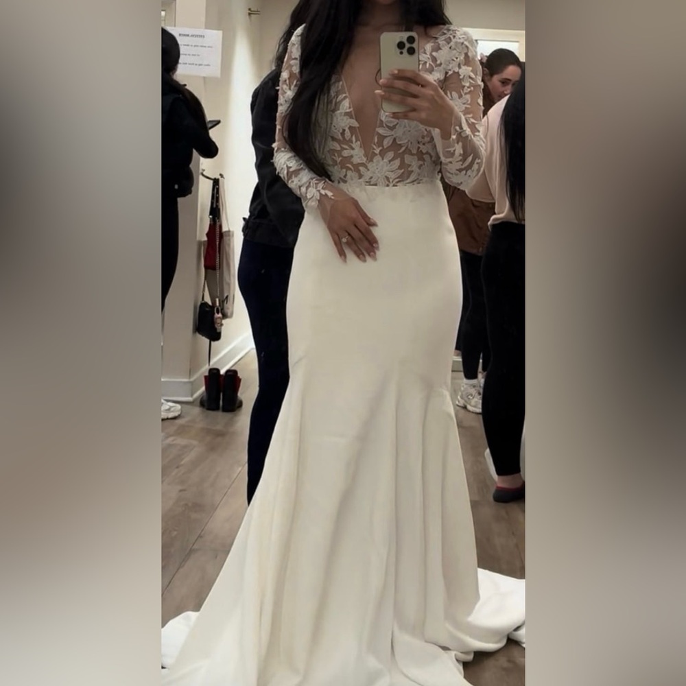 Jenny Yoo Lisette Wedding Gown Dress Size 4